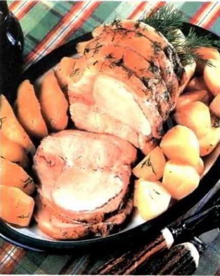 Рецепт жаркого из свинины с грушами