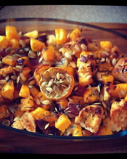 Рецепт жаркого из тыквы