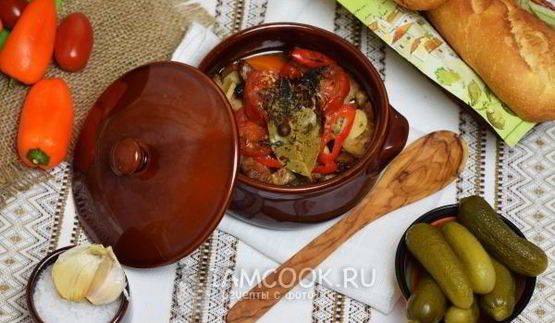 жаркое по-домашнему в горшочках