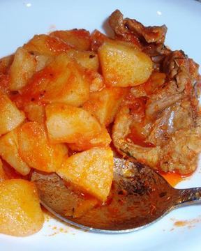 Жаркое с курицей