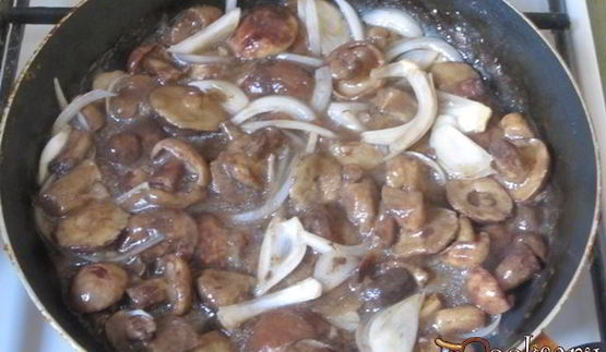 жаркое с маслятами