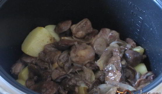 жаркое с маслятами
