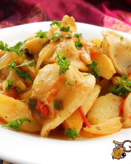 Рецепт жаркого с пельменями