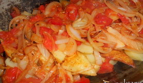 жаркое с пельменями