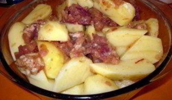 жаркое с тушенкой