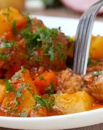 Жаркое с ветчиной