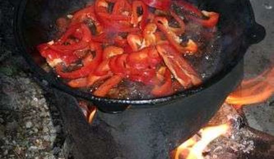 жаркое в казане