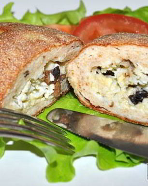 Фаршированные куриные зразы