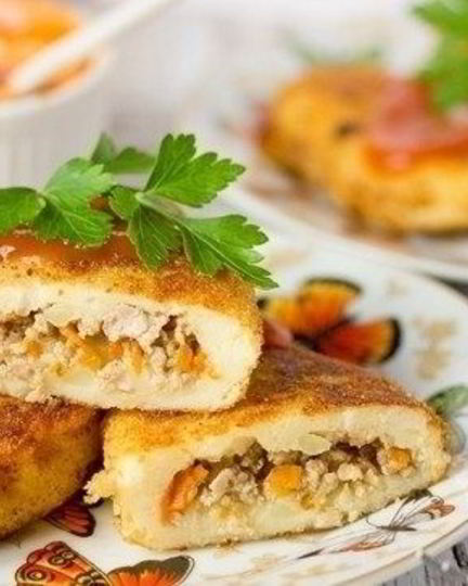 Рецепт картофельных зраз с фаршем