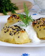 Картофельные зразы с капустой из духовки