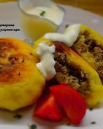 Картофельные зразы с мясом и сыром