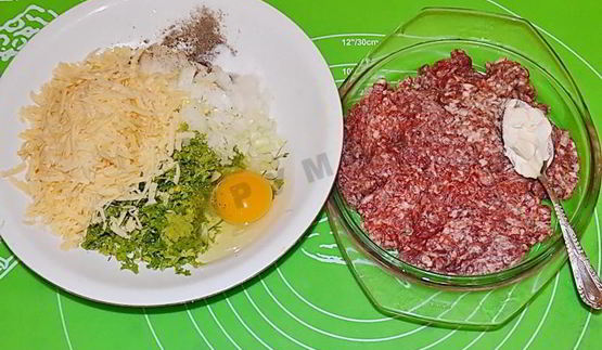 картофельные зразы в духовке с мясным фаршем и сыром