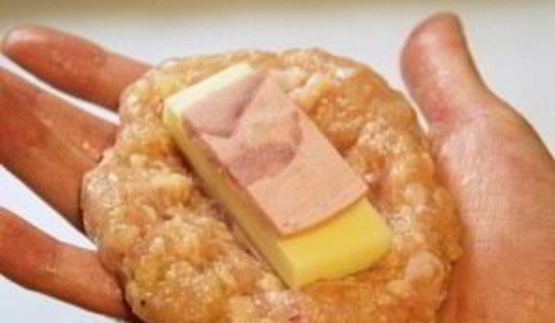 куриные зразы с пикантной начинкой