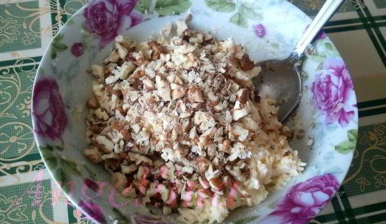 куриные зразы с сыром и грецкими орехами