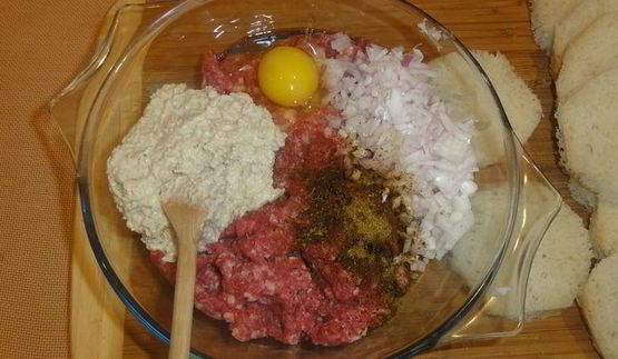 мясные зразы подсолнухи с хлопьями