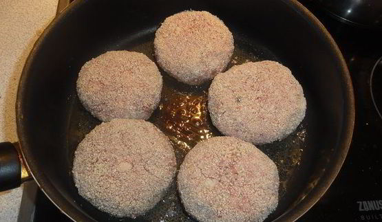 мясные зразы подсолнухи с хлопьями