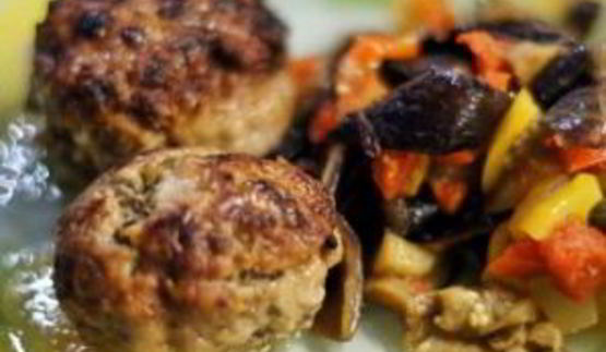 мясные зразы с грибами