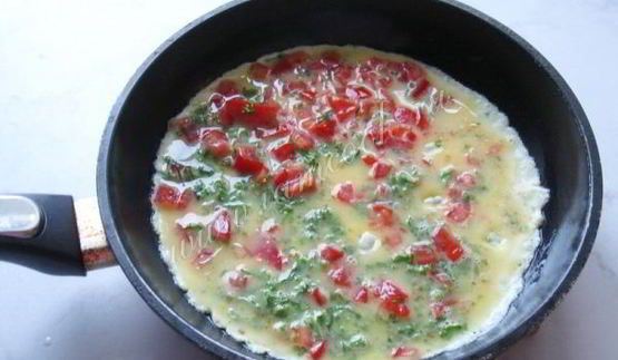 мясные зразы с омлетом