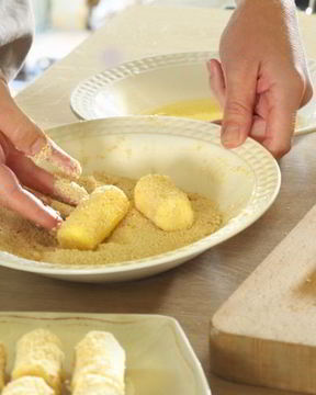 Постные зразы с грибами