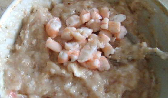 рыбные зразы с креветками