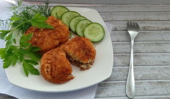 зразы картофельные с фаршем