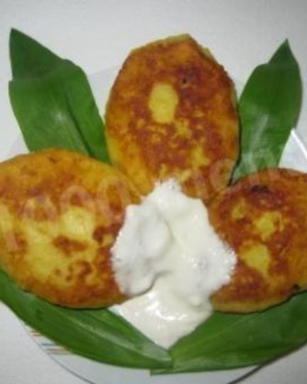 Рецепт зраз картофельных с горохом и грибами