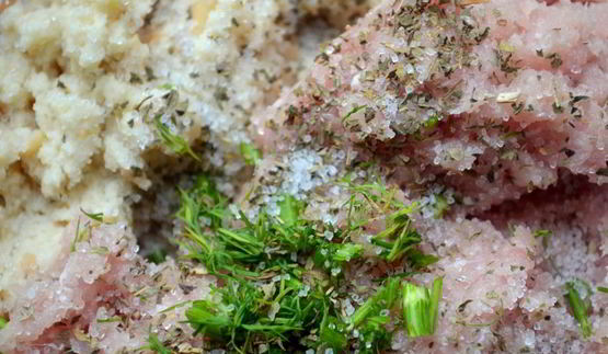 зразы с картофелем и жареным луком