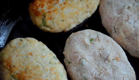 зразы с творогом и свежим кабачком