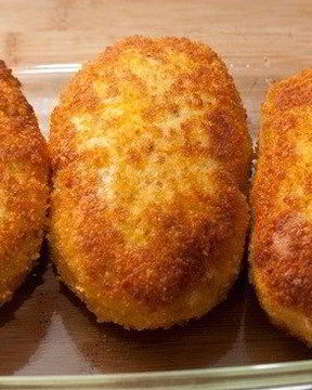 Зразы с ветчиной и сыром