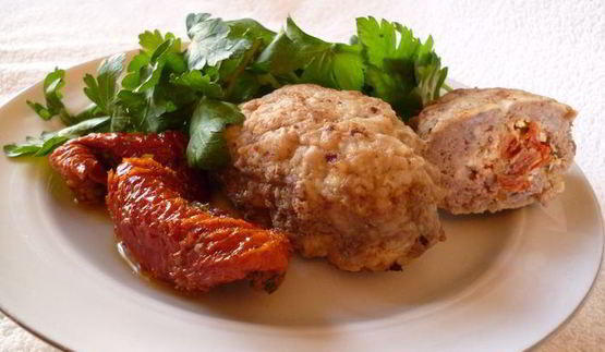 зразы с вялеными помидорами