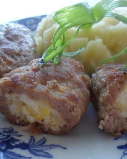 Рецепт зраз с яично-сырной начинкой