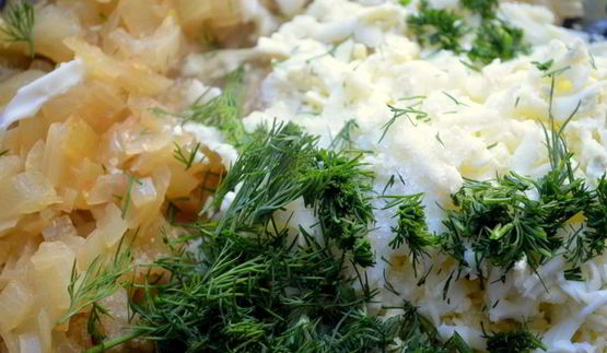 зразы с яйцом и зеленью