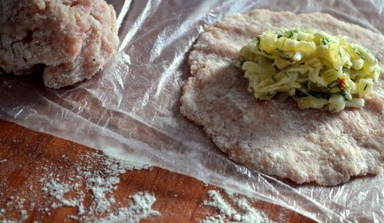 зразы с яйцом и зеленью