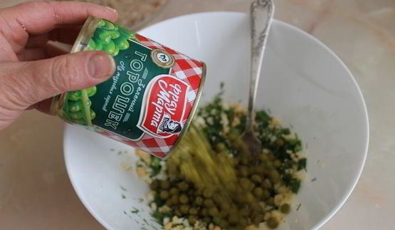 зразы с зеленым горошком и зеленью