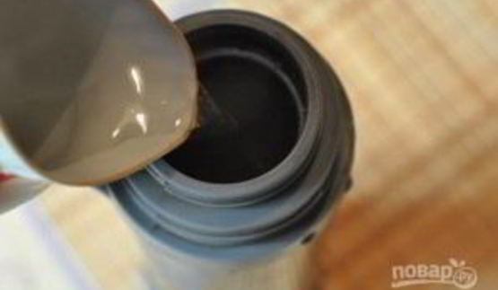 быстрая каша в термосе