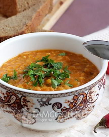 Рецепт чечевичной каши