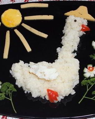 Детская каша Гусь на поляне