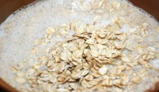 геркулесовая каша с грецкими орехами