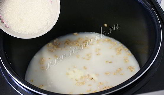 геркулесовая каша в мультиварке