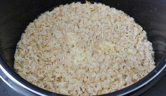 геркулесовая каша в мультиварке