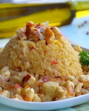 Гороховая каша с курицей