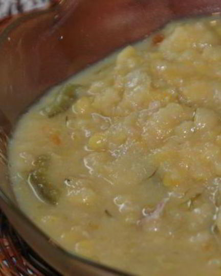 Рецепт гороховой каши с мясом