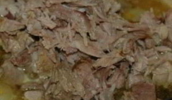 гороховая каша с мясом