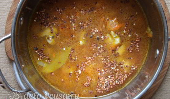 гречка по-купечески с курицей