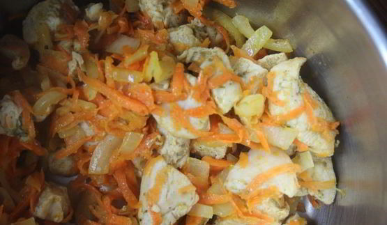 гречка по-купечески с курицей