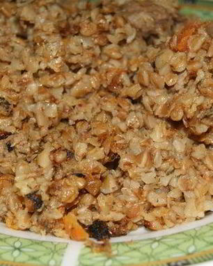 Гречка по-купечески со свининой