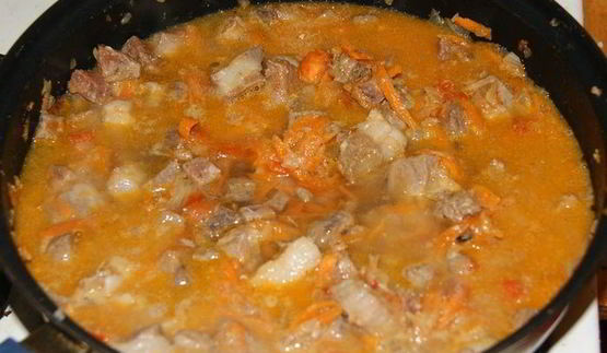 гречка по-купечески со свининой