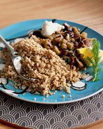 Гречка с баклажанами