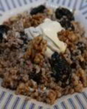 Гречка с черносливом и грецкими орехами