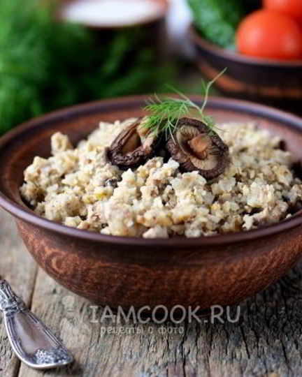 Рецепт гречки с фаршем в духовке